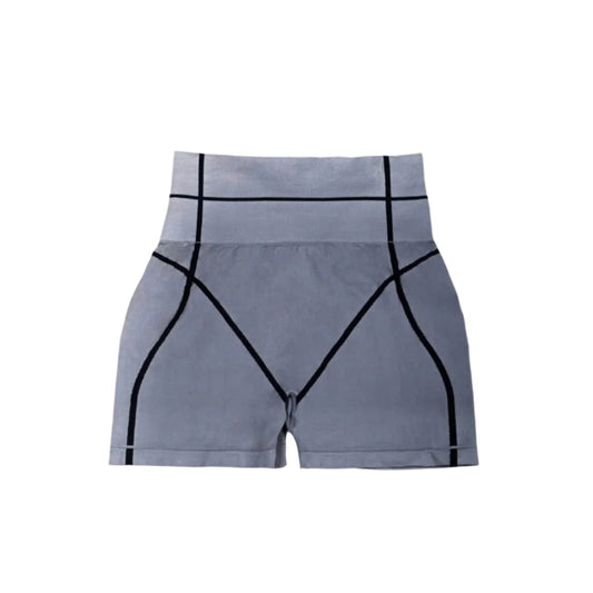 Bleak Grey High Waist Shorts